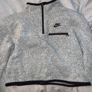 Nike Cropped Quarter Zip Sweater